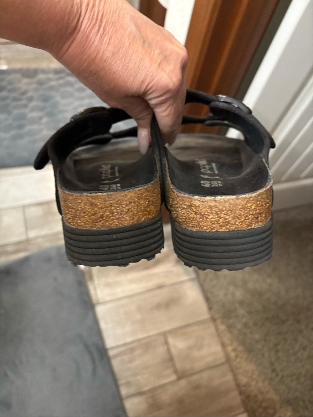 Birkenstock Papillio Multicolor Striped Arizona Sandals - Picture 4 of 5